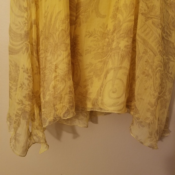 Max Studio Yellow Silk Cami - Picture 4 of 7